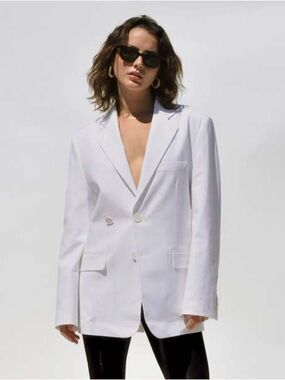 MM6 MAISON MARGIELA Linen blend Canvas Blazer size 2(38) BNWT